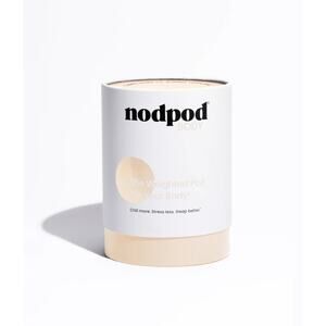 nodpod Body 6.5lb Patented Compact Weighted Blanket in Bone. NIB